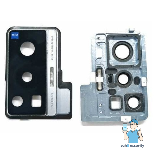 Camera Lens Glass with Frame for Vivo X70 Pro White